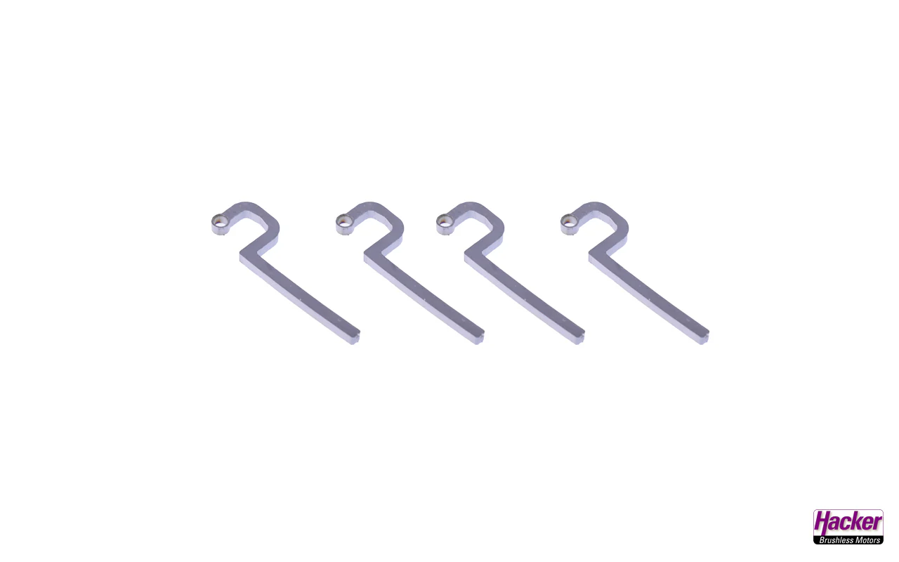 Hacker Stainless Steel Hinge Lever 32mm for Retractable Landing Gear Doors 66001009