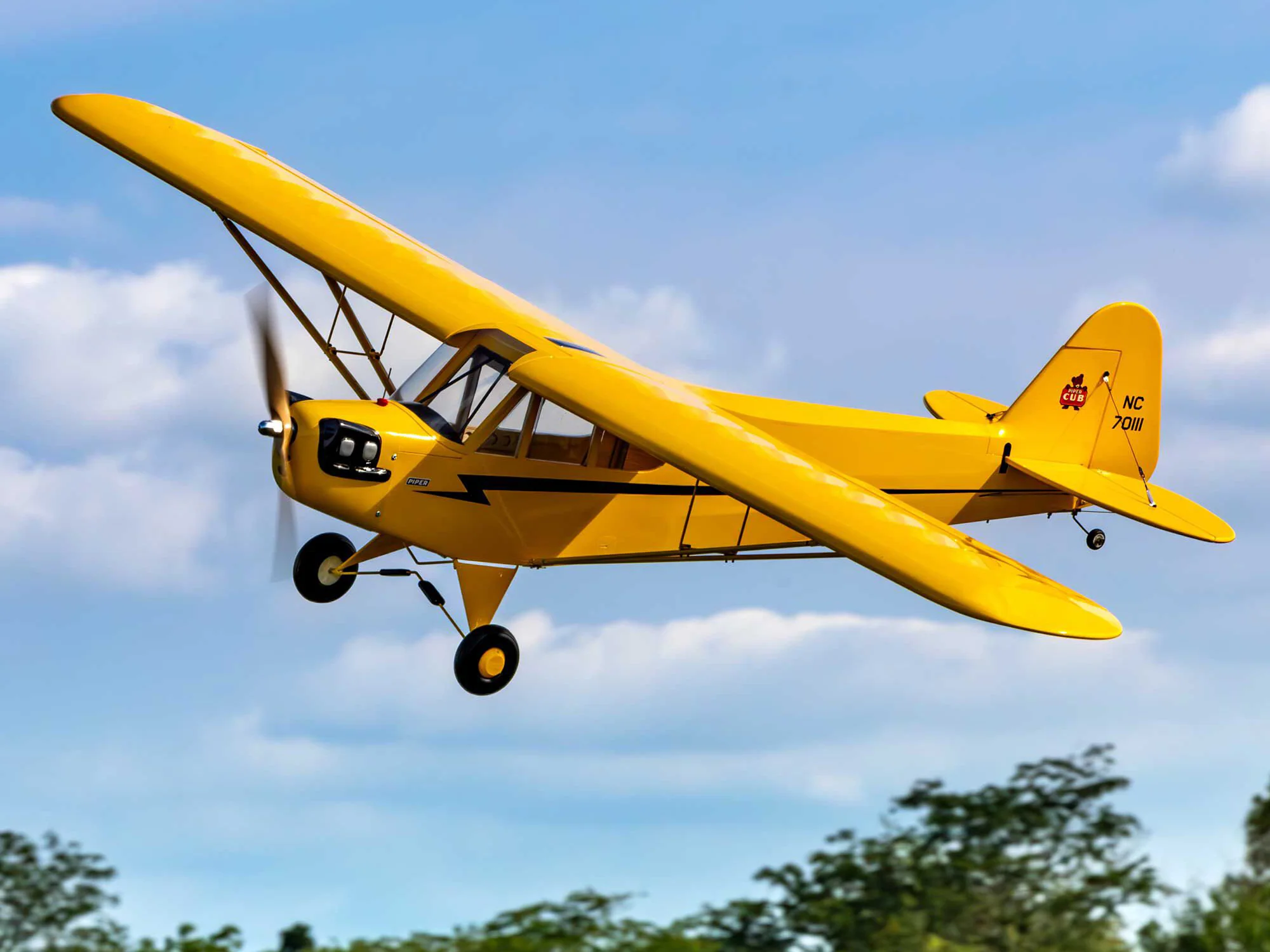 Hangar 9 J-3 Cub 10cc EP PNP 82.5" HAN5175 - Image 13