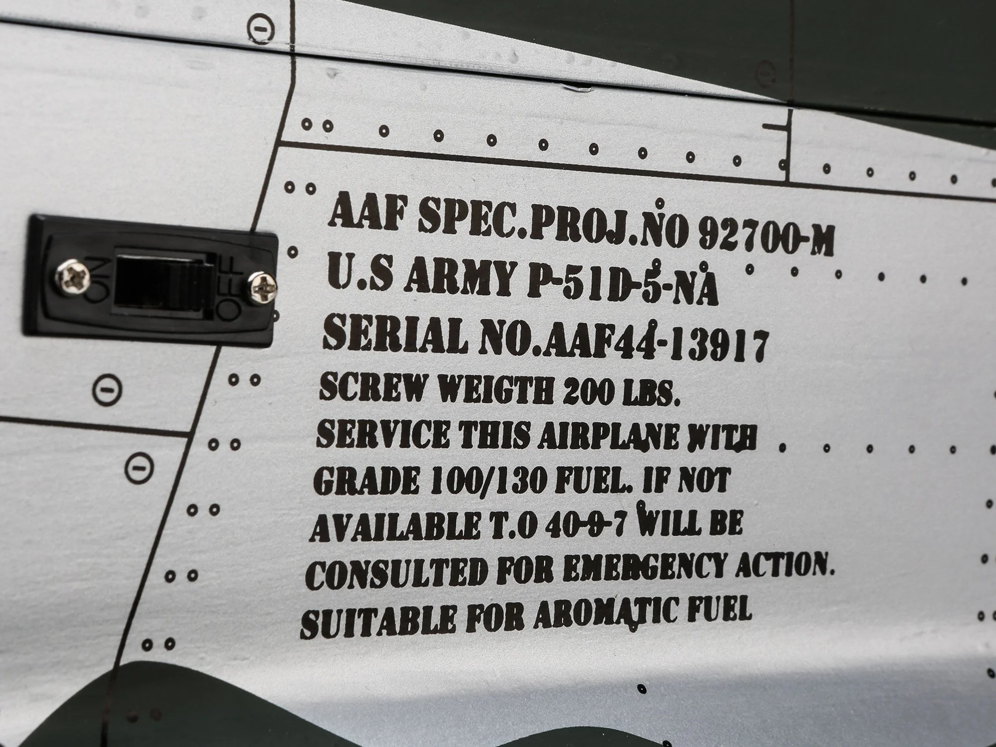 Hangar 9 P-51D Mustang 20cc ARF 69.5" HAN2820B - Image 22
