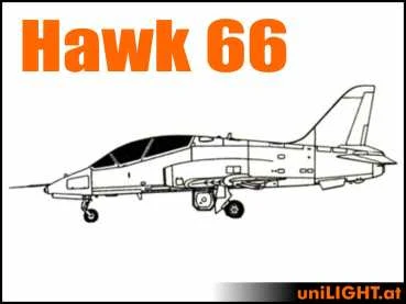 Hawk 66 1:4 ~2.5m Wingspan Professional Lighting Set from Unilight BND-HAWK66-4-PRO