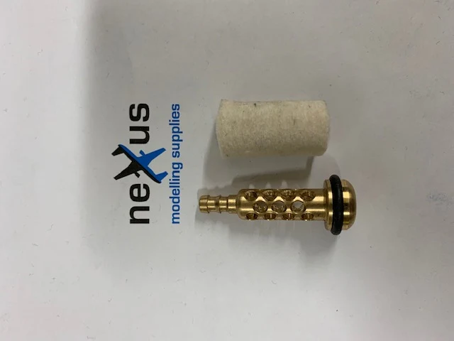 HI FLOW BRASS & FELT CLUNK TANK FILTER with Viton O Ring - LARGE for 6mm / 1/8 Tube - Image 2