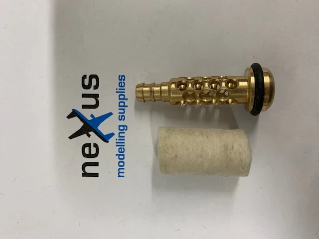 HI FLOW BRASS & FELT CLUNK TANK FILTER with Viton O Ring - X- LARGE for 5/32 Tube - Image 2