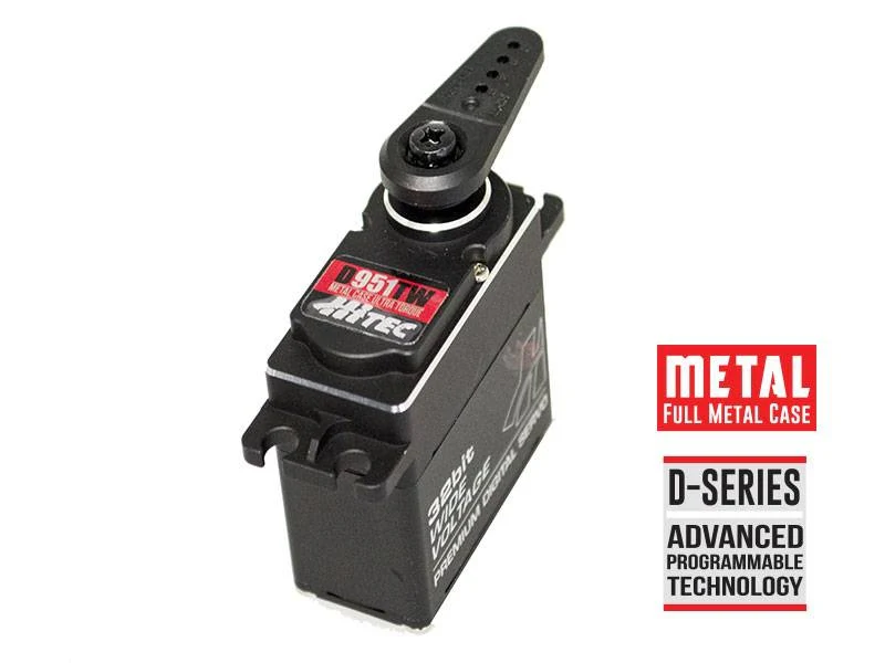Hitec D951TW Standard Digital Coreless Servo 68g 35kg/0.14s 4.8V - 7.4V 2221017 - Image 2