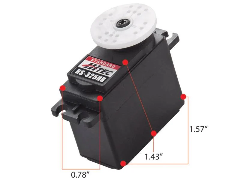 Hitec HS325HB Standard Analogue Cored Servo 42.81g 3.7kg/0.15s 2213230 - Image 5