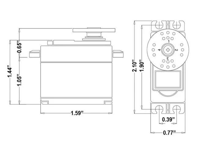 Hitec HS422 Standard Analogue Cored Servo 45.5g 4.1kg/0.16s 4.8V - 6.0V 2213240 - Image 8