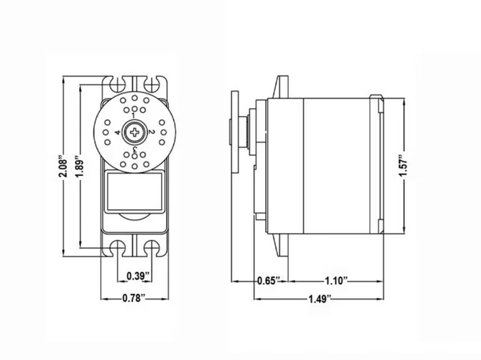 Hitec HS485HB Standard Analogue Cored Servo 45g 6kg/0.18s 4.8V - 6.0V 2213270 - Image 7