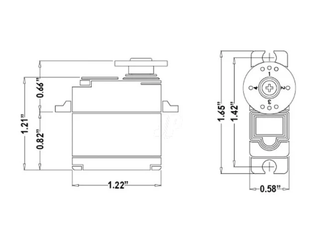 Hitec HS5086WP Micro Digital Cored Servo 28.5g 3.6kg/0.15s 4.8V - 6.0V 2221970 - Image 9