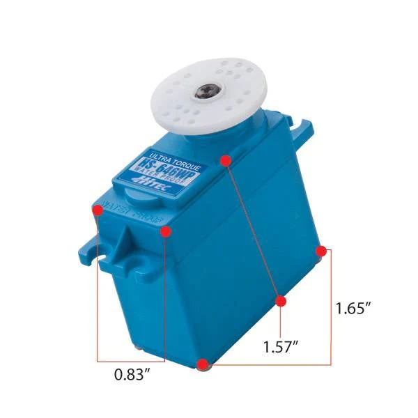 Hitec HS646WP Standard Analogue Cored Servo 60g 11.6kg/0.17s 6.0V - 7.4V 2221915 - Image 3
