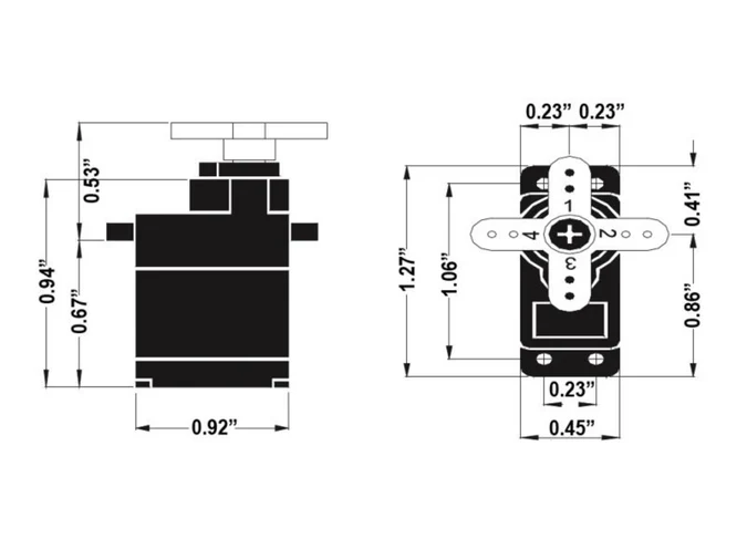 Hitec HS65MG Ultra Micro Analogue Cored Servo 11.9g 2.2kg/0.11s 4.8V - 6.0V 2212110 - Image 8