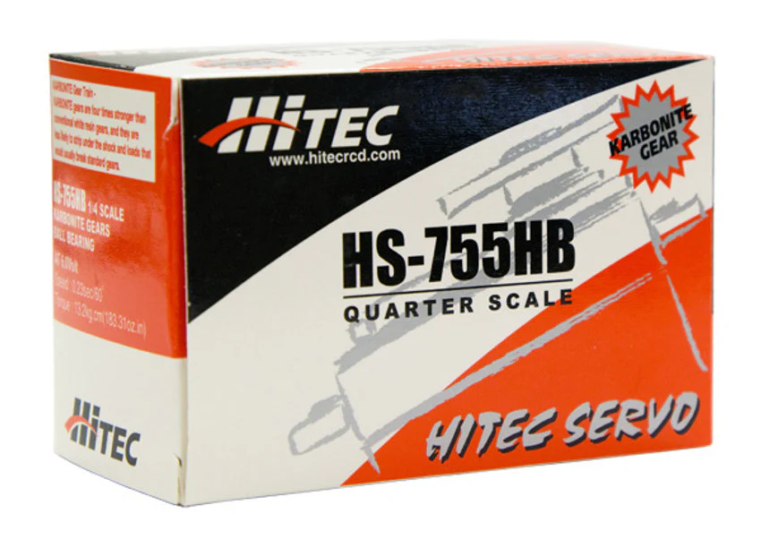 Hitec HS755HB Giant Analogue Cored Servo 110g 13.2kg/0.23s 4.8V - 6.0V 2214500 - Image 8