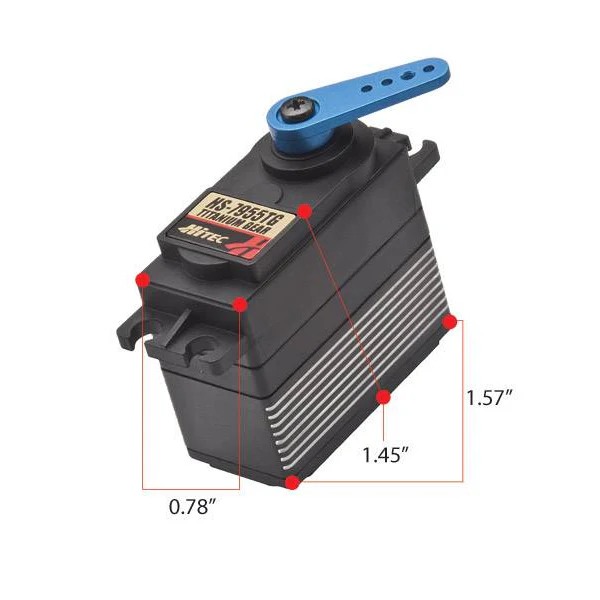 Hitec HS7955TG Standard Digital Coreless Servo 65g 24kg/0.15s 4.8V - 6.0V 2218510 - Image 4