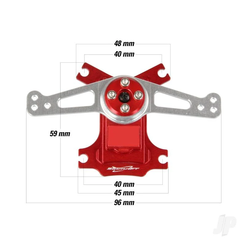Hitec Ultra Duty Rudder Tray Conversion Set for HS7954 and HS7955 22956308 - Image 4