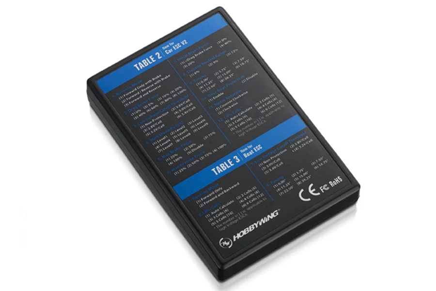 Hobbywing LED Program Card - General HW30501003 - Image 2