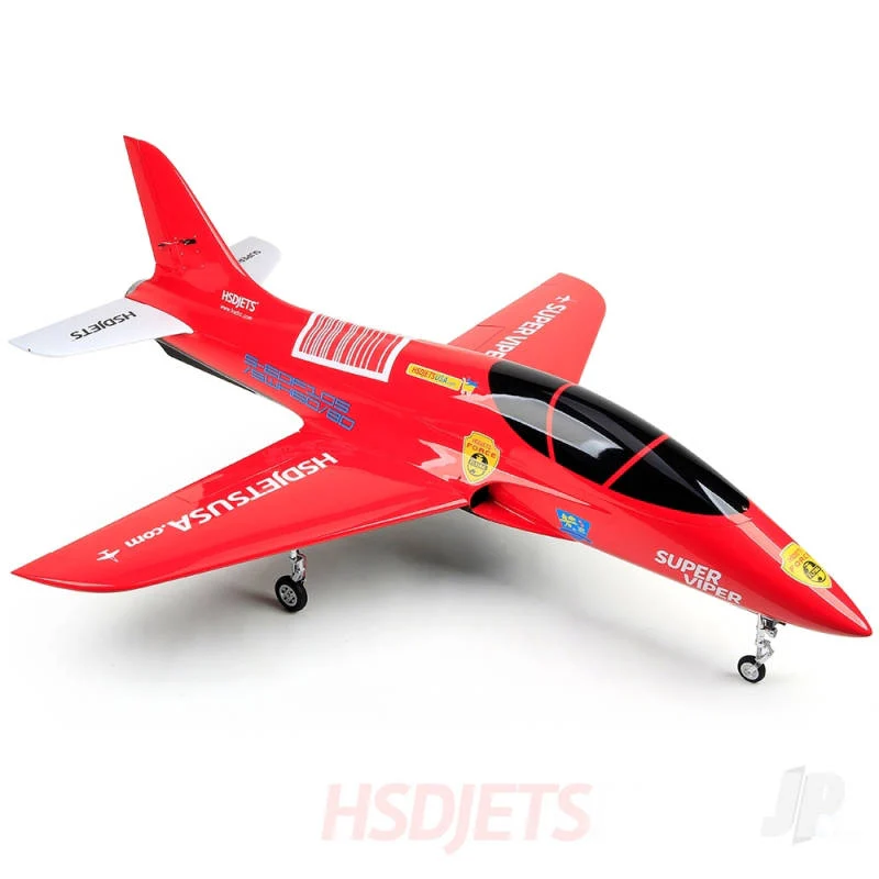 HSD Jets Super Viper Turbine Composite, Red, 1800mm (PNP + smoke, no turbine) - Image 5