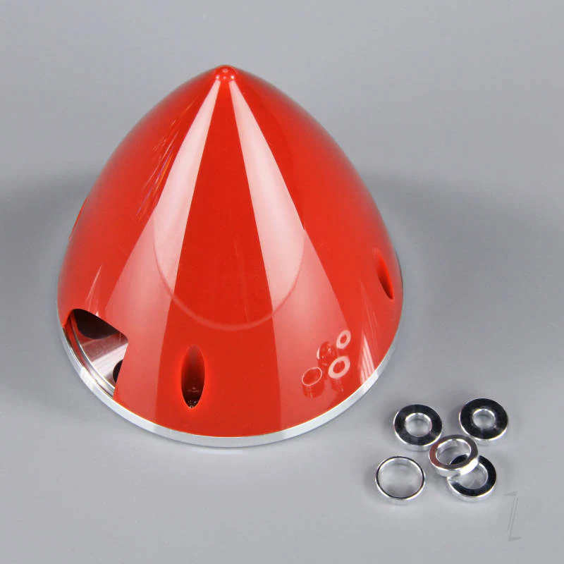 J Perkins 102mm Red Spinner (with Aluminium Back Plate) JPDAC02037