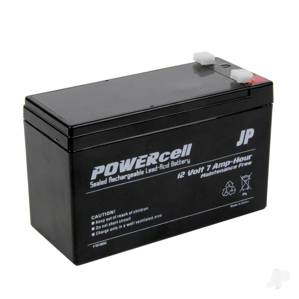 J Perkins 12V 7Ah Powercell Gel Battery 5510050