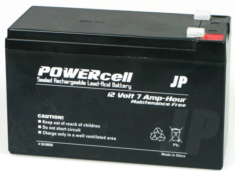 J Perkins 12V 7Ah Powercell Gel Battery 5510050 - Image 2