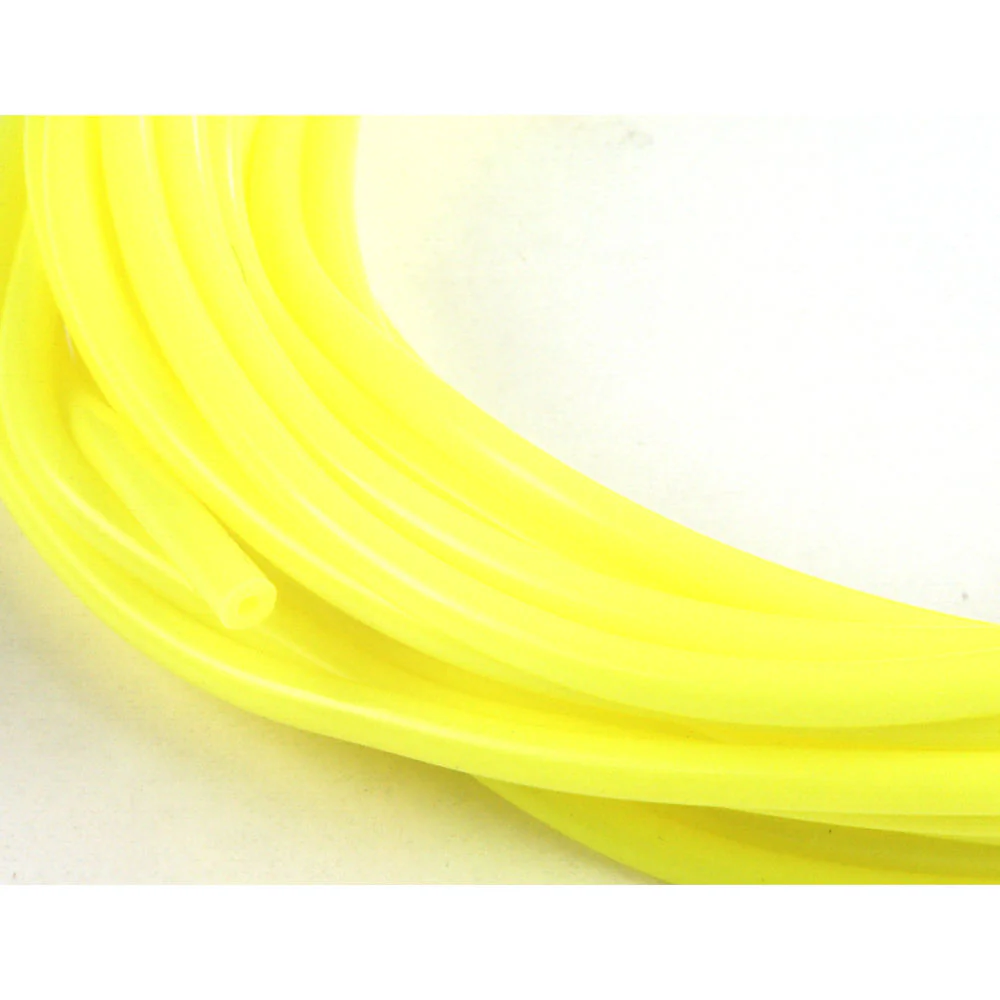 J Perkins 2mm (3/32) Silicone Fuel Tube Neon Yellow 1m 5508545