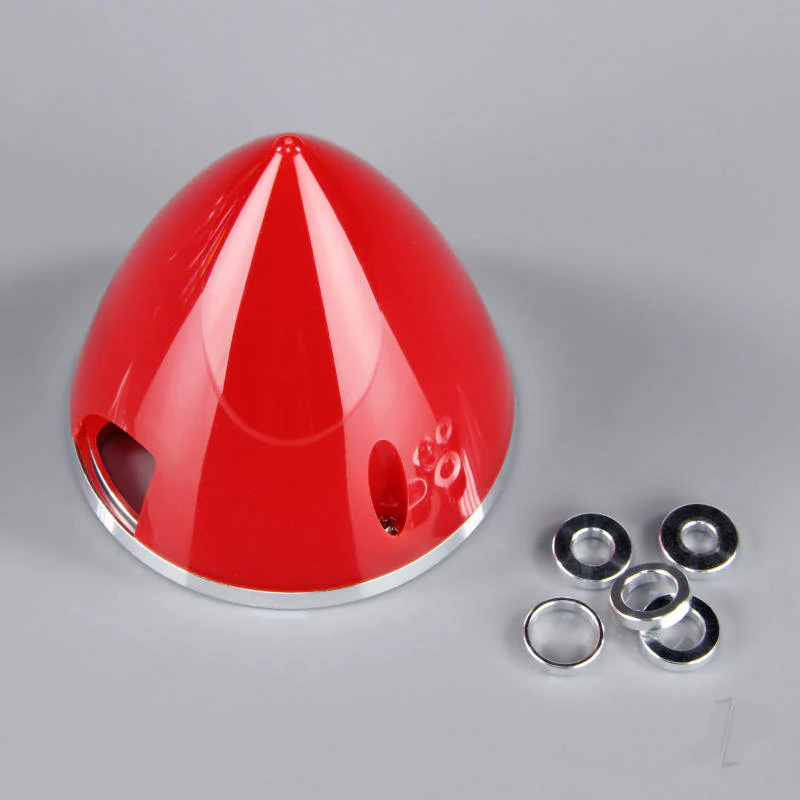 J Perkins 57mm Red Spinner (with Aluminium Back Plate) JPDAC02013