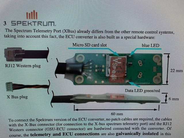 Jetcat ECU Converter for Turbine Spektrum Telemetry from VSpeak - Image 6