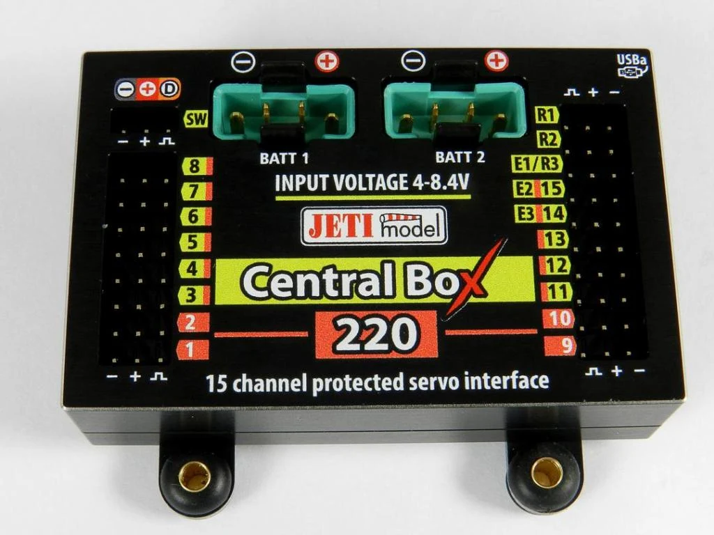 Jeti Central Box 220 + Magnetic Switch DUPLEX 2.4EX J-CB-220 - Image 2