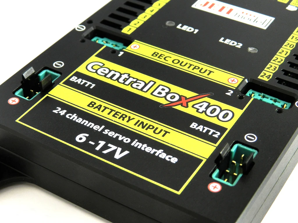 Jeti Central Box 400 + 2 x RSAT2 + RC Switch DUPLEX 2.4EX J-CB-400-RS-RCSW - Image 3