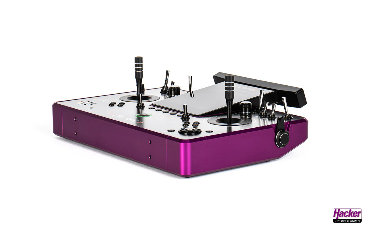 Jeti Duplex 2.4 EX DC24 II Carbon Line Purple Multi Mode Transmitter Replaced by REV 2. - Image 3
