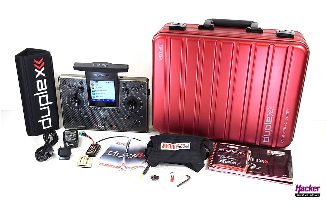 Jeti Duplex 2.4 EX DC24 II Carbon Line Purple Multi Mode Transmitter Replaced by REV 2. - Image 4