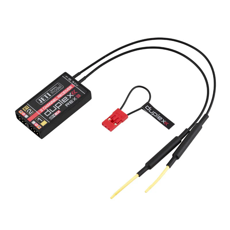 Jeti Duplex 2.4EX 3 Channel Receiver REX3 A20 JDEX-RR3-A20 - Image 2