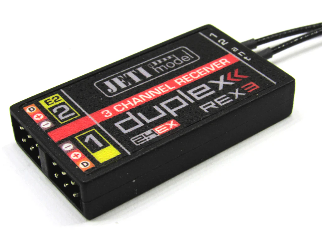 Jeti Duplex 2.4EX 3 Channel Receiver REX3 JDEX-RR3