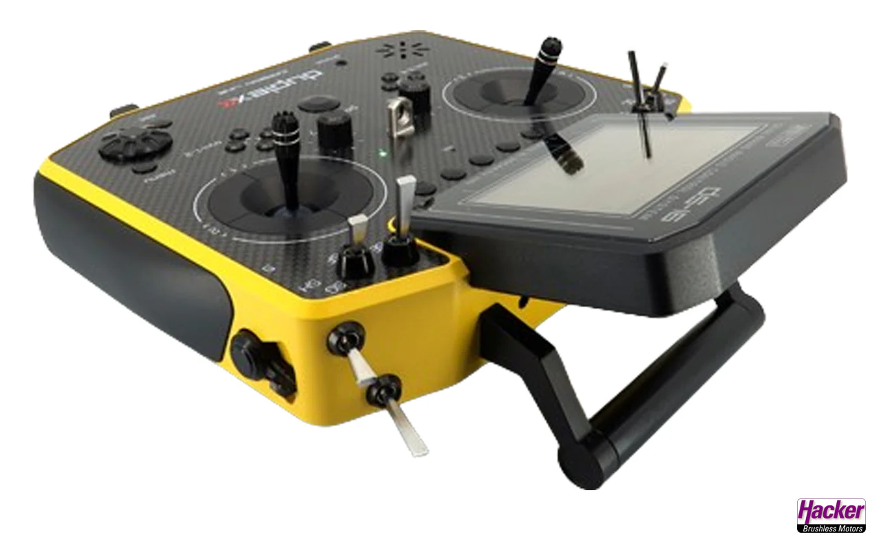 Jeti Duplex DS-16 Mk2 NG Carbon Line Yellow Transmitter Multimode DS16 with Rex 10 Receiver - Image 2