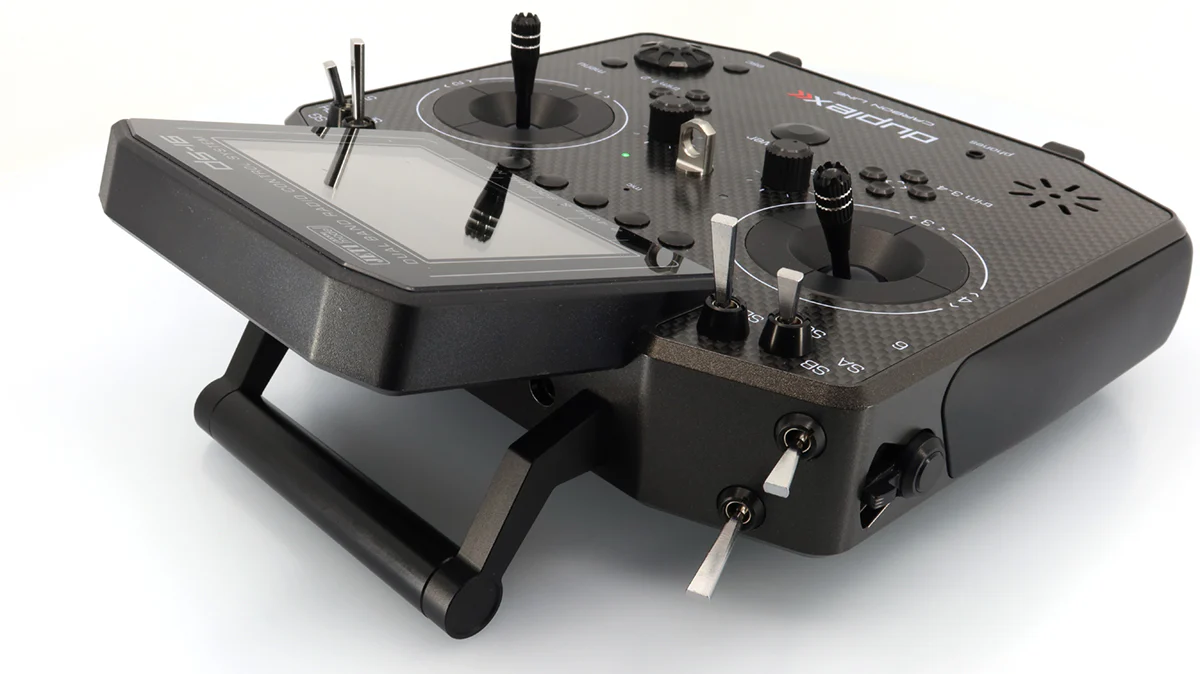 Jeti Duplex DS-16 Mk2 NG Carbonline MM Black Lacquered Transmitter Multimode DS16 with Rex 10 Receiver - Image 2