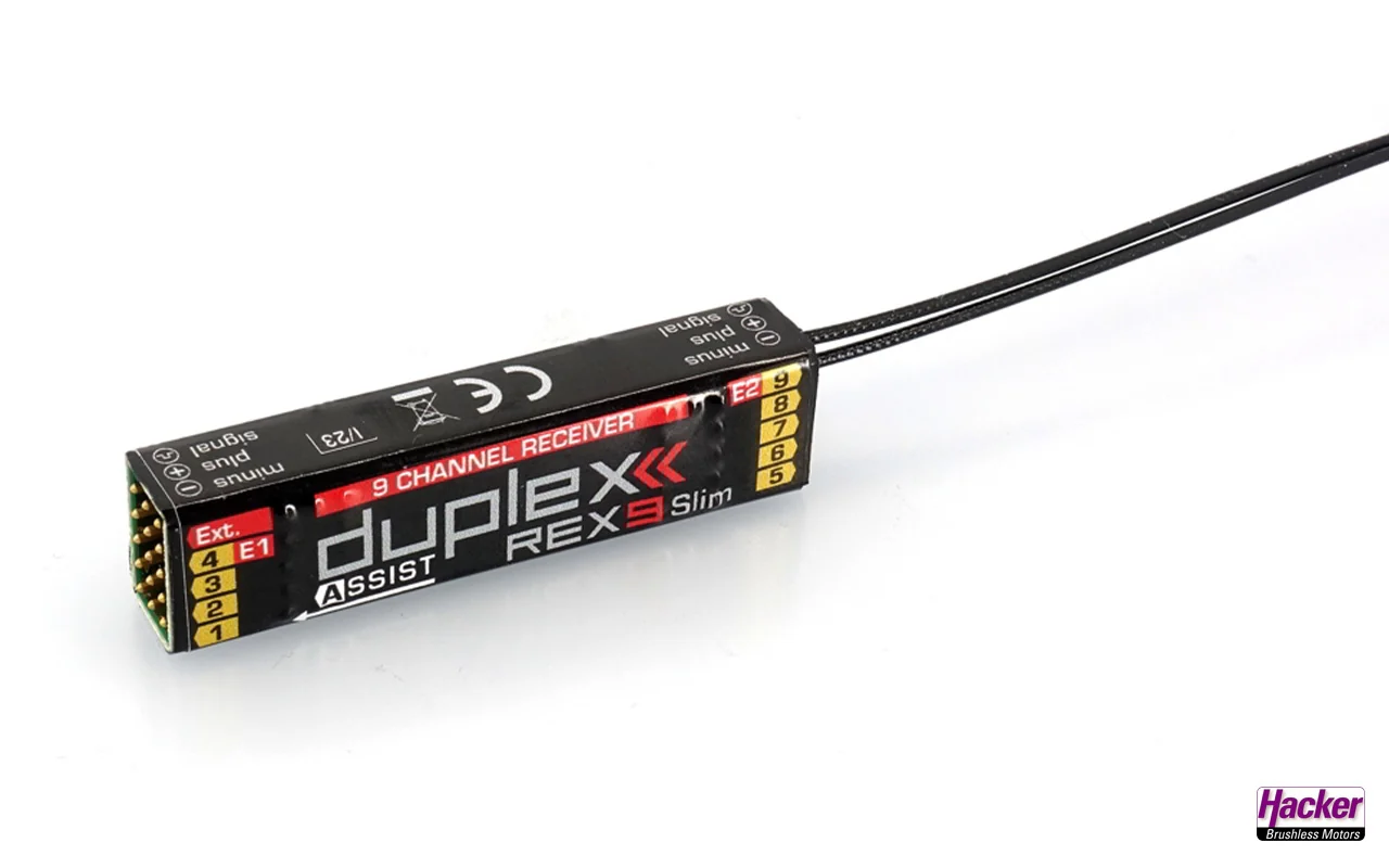 Jeti Duplex REX 9 SLIM Assist Receiver JDEX-RR9S-A - Image 5