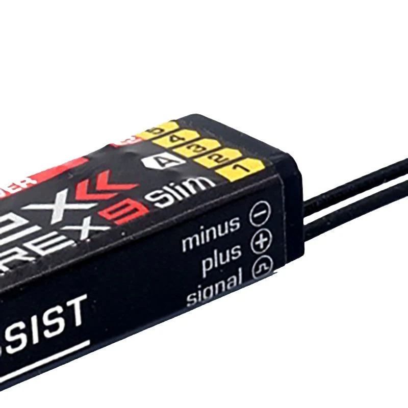 Jeti Duplex REX 9 SLIM Assist Receiver with Factory Vario Update JDEX-RR9S-A-Vario