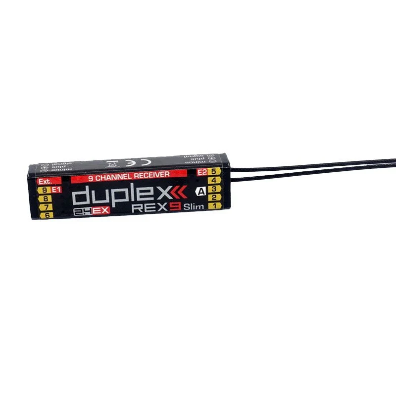 Jeti Duplex REX 9 SLIM Assist Receiver with Factory Vario Update JDEX-RR9S-A-Vario - Image 2