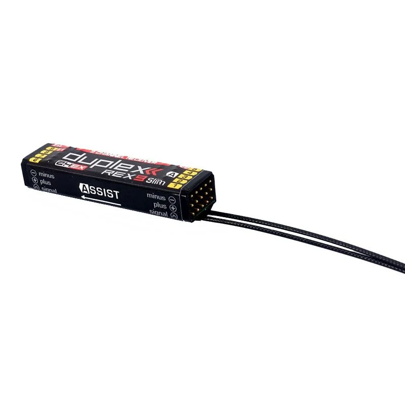 Jeti Duplex REX 9 SLIM Assist Receiver with Factory Vario Update JDEX-RR9S-A-Vario - Image 4