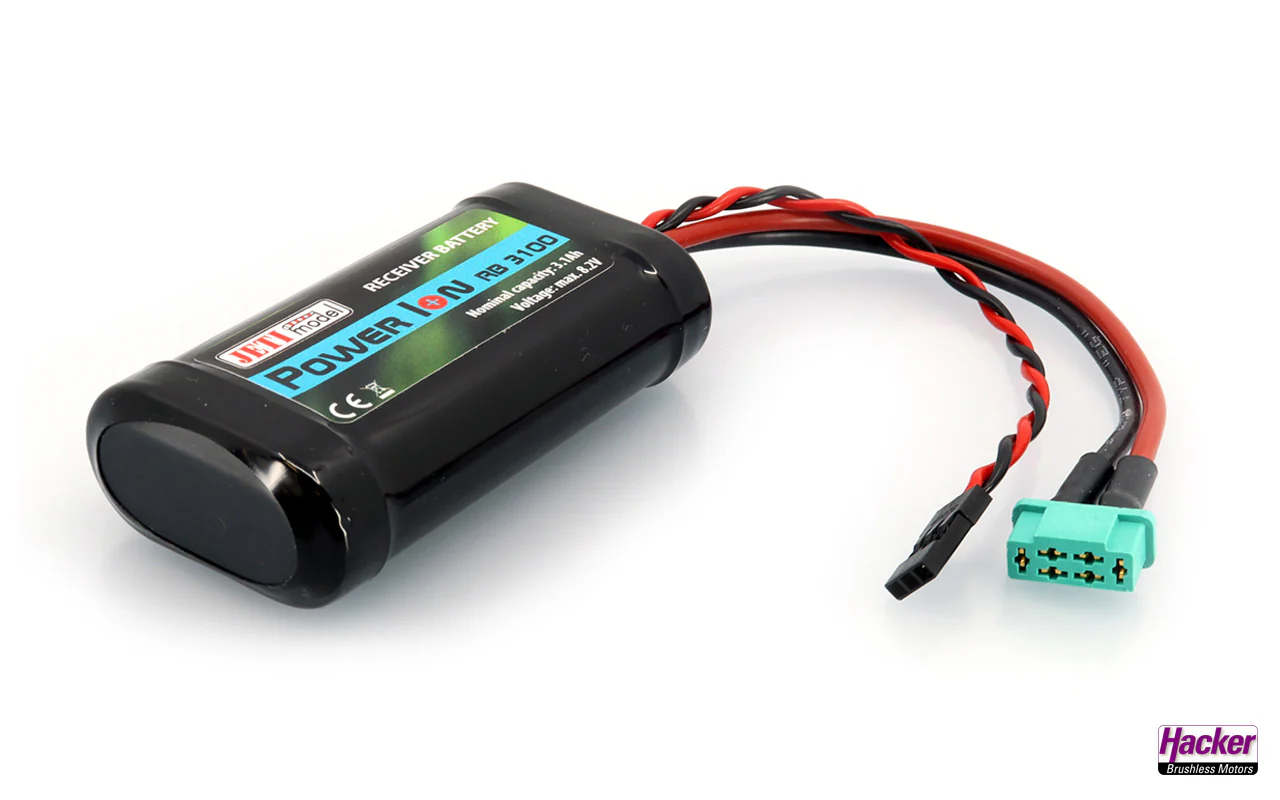 Jeti Power Ion RB 3100 Lithium-Ion Receiver Battery PI-RB-3100-T Trayless