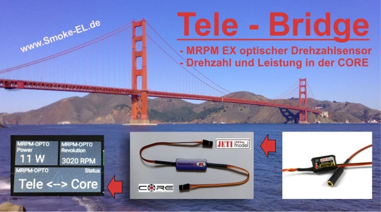 Jeti to Powerbox Core Telemetry Bridge HUB Z0502 from Smoke Systems - Image 11