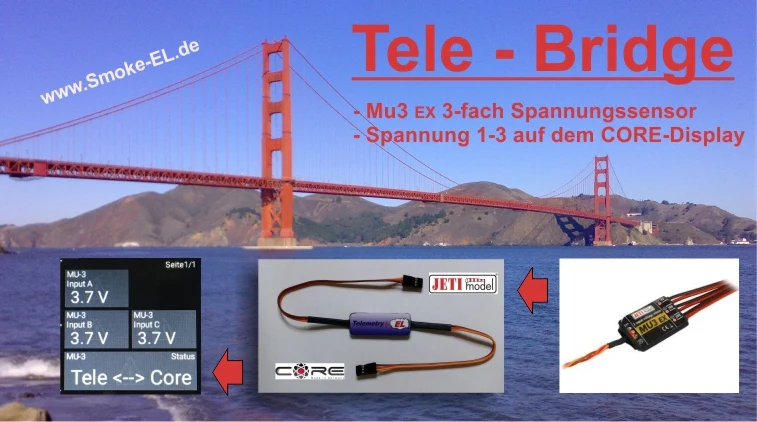 Jeti to Powerbox Core Telemetry Bridge HUB Z0502 from Smoke Systems - Image 15