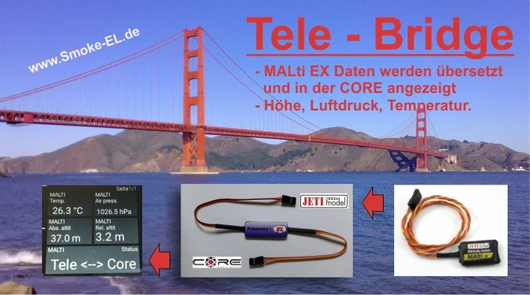 Jeti to Powerbox Core Telemetry Bridge HUB Z0502 from Smoke Systems - Image 17