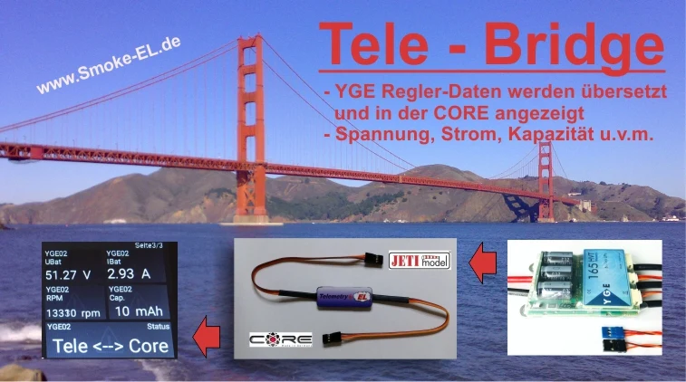 Jeti to Powerbox Core Telemetry Bridge HUB Z0502 from Smoke Systems - Image 19