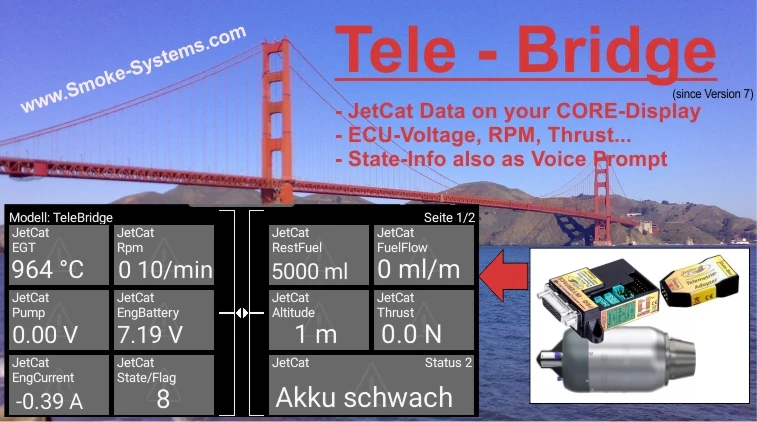 Jeti to Powerbox Core Telemetry Bridge HUB Z0502 from Smoke Systems - Image 26