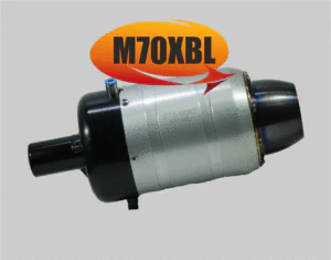 JetsMunt Merlin M70XBL Turbine Engine Inc Fod Guard and Shipping