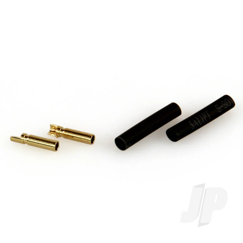JP 2mm Gold Connector Bulk (50 Female + Shrink) 4409122