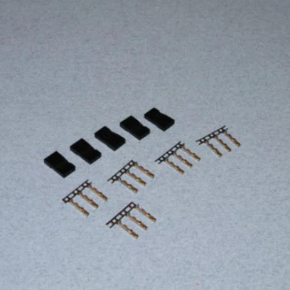 JR Servo Plug Set (Gold Pins) 5 pcs O-FS-JRM/05 - Image 3