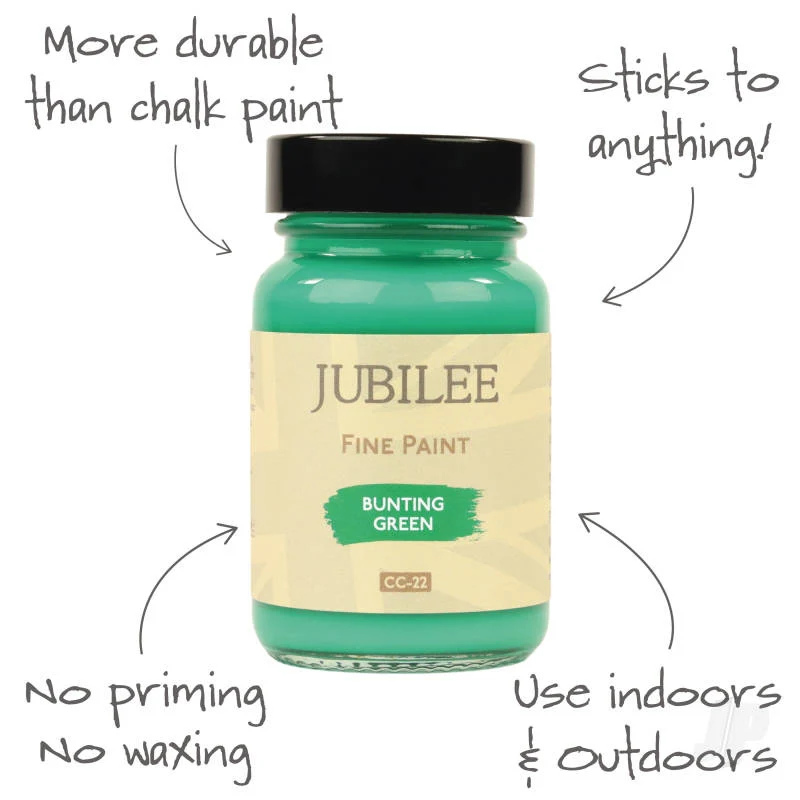 Jubilee Maker Paint - Bunting Green (60ml) GLDJ101018 - Image 2