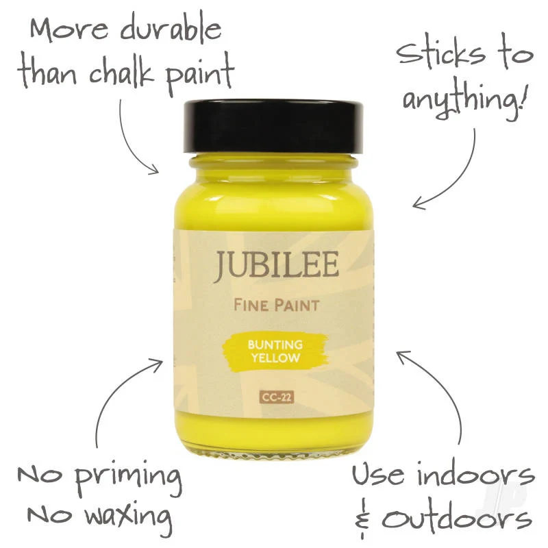 Jubilee Maker Paint - Bunting Yellow (60ml) GLDJ101013 - Image 2