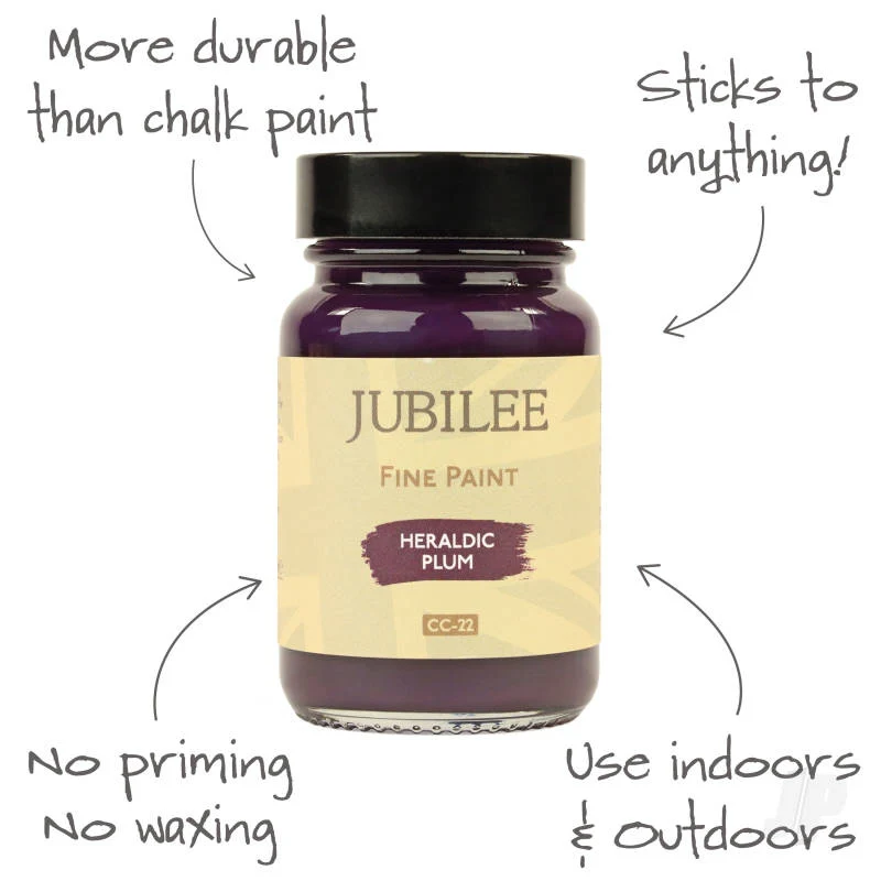 Jubilee Maker Paint - Heraldic Plum (60ml) GLDJ101010 - Image 2