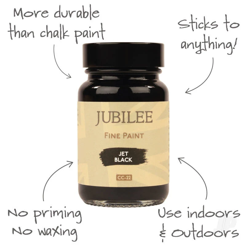 Jubilee Maker Paint - Jet Black (60ml) GLDJ101002 - Image 2