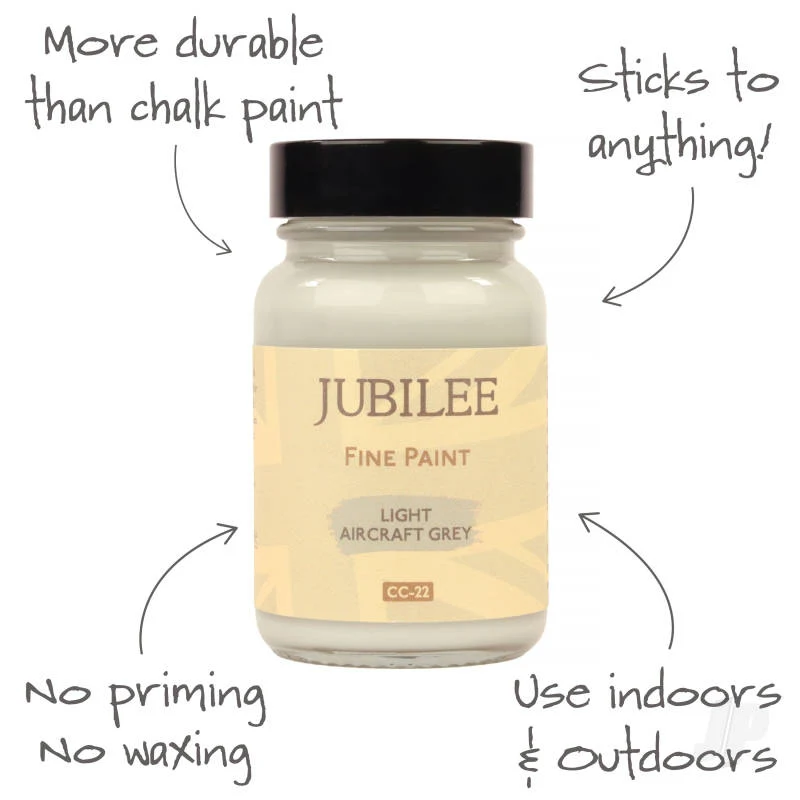 Jubilee Maker Paint - Light Aircraft Grey (60ml) GLDJ101004 - Image 2